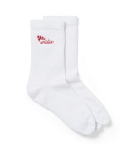 Performance Crew Socks - White